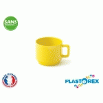 TASSE A CAFE 17 CL MELAMINE JAUNE