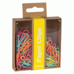 TROMBONE ACIER PLASTIFIÉ 33 MM - BOÎTE DE 50