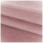 ALLOTAPIS - TAPIS EN MICROFIBRE DOUX UNI ANTIDÉRAPANT ROND DAVE ROSE Ø 120 - ROSE