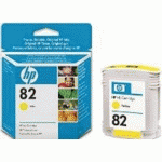 CARTOUCHE D'ENCRE - 82 - JAUNE - 69 ML - HP