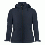 PRINTER ESSENTIALS KARTING VESTE SOFTSHELL FEMMES DARK NAVY - TAILLE S