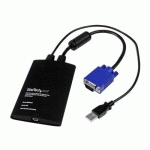 STARTECH.COM ADAPTATEUR CRASH CART USB - ADAPTATEUR CRASH CART KVM USB POUR ORDINATEUR PORTABLE - CRASH CART DE SALLE DE SERVEURS - DATACENTER CRASH CART - CRASH CART INFORMATIQUE