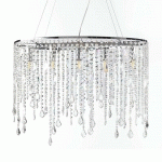 ONLI SUSPENSION LAILA AVEC PENDENTIF CRISTAL À 5 LAMPES