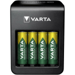 CHARGEUR PLUG POUR BATTERIES RECHARGEABLES AA/AAA 9 V, INCLUS PORT USB, 4 BATTERIES AA 2100 MAH (57687101441) - VARTA