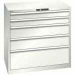 ARMOIRE BLANC GRIS 1023X725X1000 AVEC 5 TIR. 200KG - LISTA