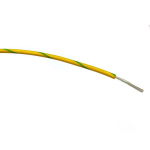 FIL ÉLECTRIQUE RS PRO BS4808 1 MM² 17 AWG, 1,5 KV C.A., PVC VERT/JAUNE, 100M ( PRIX POUR BOBINE DE 100 )