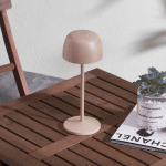 LINDBY LAMPE DE TABLE LED RECHARGEABLE ARIETTY, BEIGE SABLE
