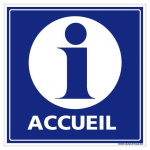 SIGNALETIQUE.BIZ FRANCE - PANNEAU D'ACCUEIL DE SITE ET D'INFORMATION. SIGNALISATION INFORMATION ET ACCUEIL. AUTOCOLLANT, PVC, ALU - ALUMINIUM 2 MM