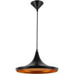 PRIVATEFLOOR - LAMPE DE PLAFOND - LAMPE SUSPENDUE DESIGN INDUSTRIEL - EXTENSIVE NOIR - ALUMINIUM, METAL - NOIR