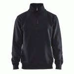 SWEAT COL CAMIONNEUR NOIR TAILLE M - BLAKLADER