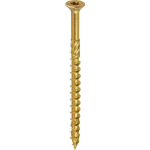 KLIMAS - VIS À BOIS BICHROMATÉE - TÊTE FRAISÉE - FILETAGE PARTIEL - EMPREINTE TORX - POINTE ANTI-FENDAGE 5 X 120 - BOÎTE DE 200