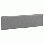 PANNEAU ACOUSTIQUE L 160 CM POUR BUREAUX DROITS - ARCH GRIS PERLE - FIXATION BLANCHE