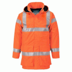 PORTWEST S774 VESTE DE PLUIE HI-VIS MULTI LITE BIZFLAME ORANGE - TAILLE 4XL