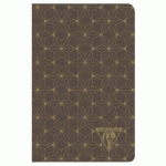 NEO DECO CARNET PIQÛRE TEXTILE 9X14CM 96 PAGES LIGNÉ MOTIFS ASSORTIS PAPIER IVOIRE 90G - ASSORTIS - LOT DE 6
