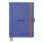 RHODIARAMA GOALBOOK SOUPLE A5 240 PAGES DOT PAPIER BLANC 90G - SAPHIR