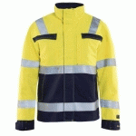 VESTE MULTINORMES JAUNE FLUORESCENT/MARINE TAILLE S - BLAKLADER