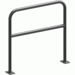 ARCEAU AVEC BARRE TRANSVERSALE À CHEVILLER-1000 MM-GALVANISÉ - SCHAKE