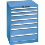 ARMOIRE BLEU CAP. 717X725X850 AVEC 7 TIR. 200KG _ 14.503.040 - LISTA