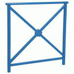 BARRIÈRE LISBONNE 1 M STRUCTURE ROSACE - ZINC BLEU 5010 - PROCITY