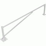 BARRIÈRE PIVOTANTE À CHEVILLER SERRURE PROFILÉE-4000MM - SCHAKE