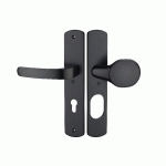 ENSEMBLE SUR PLAQUE ELFE ENTRAXE 195MM PALIÈRE SGN2 NOIR MAT - HERACLES - B-ELFE-20