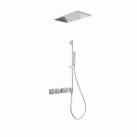 KIT DE DOUCHE THERMOSTATIQUE ET ENCASTRÉ BLOCK SYSTEM AVEC FERMETURE ET RÉGLAGE DU DÉBIT (3 VOIES) - TRES 20725309