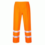 LOT DE 2 - PORTWEST S480 PANTALON HI-VIS TRAFFIC ORANGE - TAILLE XL - STANDARD