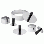 MATFER - TASSEUR À ENTREMETS INOX 140 - 150 MM(MINI-CERCLE) - 376114