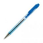PILOT STYLO À BILLE RECHARGEABLE POINTE FINE RÉTRACTABLE ENCRE BLEUE CORPS PLASTIQUE CRISTAL BPS-MATIC