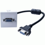 PLASTRON 45 X 45 AVEC CORDON VGA COUDÉ - 02 M