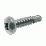 VIS À TÔLE - TÊTE CYLINDRIQUE - FILETAGE TOTAL - 4,2X15,9 MM - 200 PIÈCES ACTON