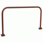 ARCEAU DE PROTECTION SIMPLE 2 M PLATINES GALVA ASPECT CORTEN - PROCITY