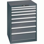ARMOIRE NOIR 717X725X1000 AVEC 8 TIR. 75KG _ 14.414.060 - LISTA