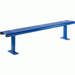 BANQUETTE MÉTAL VERPAUSE BLEU 5017 - MANUTAN COLLECTIVITÉS