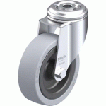 BLICKLE - ROULETTE PIVOTANTE Ø 100MM BANDAGE CAOUTCHOUC SBR 110KG - LKRA-VPA 101G