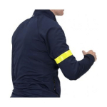 BRASSARD SLAP RÉFLÉCHISSANT DE SÉCURITÉ JOHAN 38 CM RFX - JAUNE NÉON - ACCESSOIRES DE SÉCURITÉ PUBLICITAIRES