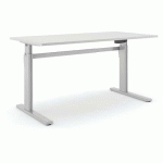 BUREAU RÉGLABLE ALUFORCE PRO 150 M - 180X80CM - ARGENT GRIS - ACTIFORCE