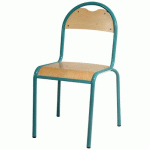 CHAISE CLASSE 4 PIEDS T6 ROUGE - MANUTAN COLLECTIVITÉS