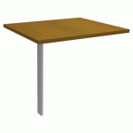 EXTENSION AERIS 60 X 80 CM NOYER/GRIS ALUMINIUM - BUROCEAN