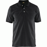 POLO BICOLORE NOIR/GRIS FONCÉ TAILLE M - BLAKLADER