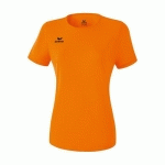 T-SHIRT FONCTIONNEL TEAMSPORT - ERIMA - CASUAL BASIC FEMME ORANGE
