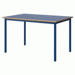 TABLE MALIBU 120X80 T5 4P STRA ALAISÉ BLEU U525/BLEU 5005