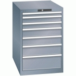 ARMOIRES À TIROIRS GRIS 564X725X850 AVEC 7 TIROIRS 75KG - LISTA