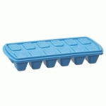 BAC À GLAÇONS, AVEC COUVERCLE, BLEU - LOT DE 7