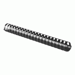 BAGUETTE RELIURE ANNEAUX PLASTIQUE PAVO 28 MM NOIRE - BOÎTE DE 50