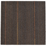 DALLES DE MOQUETTE ANTISTATIQUES ET ABSORBANT LES SONS BERLIN MARRON 50 X 50 CM - MARRON