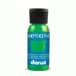 LOT DE 4 - DARWI FLACON DE 50 ML DE PEINTURE SUR CÉRAMIQUE À FROID - VERT PRAIRIE