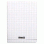 LOT DE 9 - CAHIER PIQUÉ 8000 POLYPRO A4 96 PAGES PETITS CARREAUX 90 G - INCOLORE