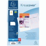 PROTÈGE-DOCUMENTS EN PP RIGIDE KREACOVER® 60 VUES A4 BLANC - EXACOMPTA