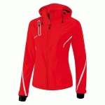 VESTE SOFTSHELL FONCTION - ERIMA - FEMME ROUGE/BLANC